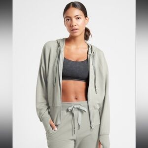 Athleta balance sweatshirt in Sage